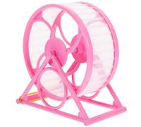 Roue D'exercice Silencieuse pour Hamsters et Petits Animaux en Plastique | Surface de Course Sûre, Divertissement et Activité, pour Cage Intérieure, Parents Attentifs, Usage Quotidien