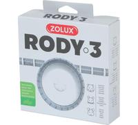 Roue d'exercice silencieuse Rody3, Couleur Blanche, Petits Animaux, rongeurs, Perles, Lapins, Compatible avec Toutes Les Cages