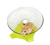 Roue d'exercices pour petits animaux avec support pour hamster, chinchilla, gerbille, hérisson, tortue, reptile, ermite et furet, idéal pour le jeu, l'exercice et les activités quotidiennes