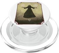 Roue d'Hécate Symboles 4 Éléments Sorcellerie Moderne Wicca PopSockets PopGrip pour MagSafe