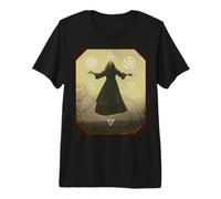Roue d'Hécate Symboles 4 Éléments Sorcellerie Moderne Wicca T-Shirt Haut de Gamme