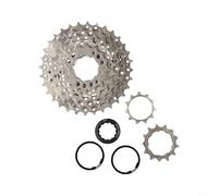 Roue d'inertie à 7 vitesses pour cassette de vélo - Pignon de 12 à 28 dents pour moyeux à 7 vitesses compatibles - Alliage d'acier avec revêtement antirouille pour poids plume (276 g) - Argent (11-32T