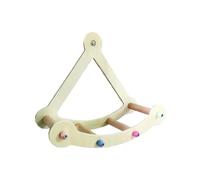 Roue d'oiseaux, jouet swing cage d'oiseaux | Roue de perroquet en bois de bateau pirate,Portegri au repos jouet d'escalade en cage d'oiseaux pour l'exercice des animaux dom