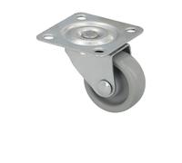 Roue domestique Ø 30 mm. Avec plaque 40 x 40 mm.