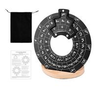 Roue du cycle des quintes en métal avec support, outil de mélodie en aluminium, organisateur d'accords pour bureau, fournitures pour professeurs de musique, pour débutants et musiciens
