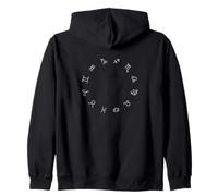Roue du zodiaque - Cycle horoscope minimaliste Sweat à Capuche