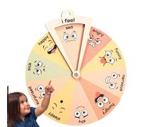 Roue émotionnelle - Œuvre d'apprentissage émotionnel de la santé mentale, décor de santé mentale | Décoration de sentiments, roue émotionnelle en bois pour , salle de classe
