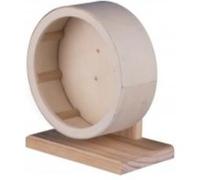 Trixie Roue d'exercice 60923 pour hamsters - liège 28 cm - roulement à billes - bois non traité