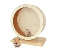 Roue en bois pour hamster - Roue d'exercice antidérapante pour hamsters | Roues d'exercice réglables | Roue d'exercice pour hamster syrien, gerbilles, souris, nain, taille S