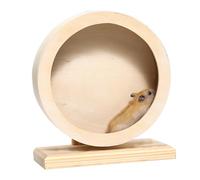 Roue en bois pour hamster, roue silencieuse, draisienne, niche silencieuse pour hamsters, souris, gerbilles, souris, spinner, roues d'équilibre, jouet, 15 cm