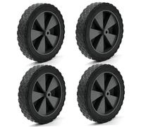 Roue en Caoutchouc | Paquet de 4 Roues de Remplacement pour Chariot Pliant - Pneus Diable 5 Pouces adaptés à la Plupart des Chariots Camping et des Chariots Utilitaires