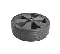 Roue en caoutchouc pleine 215 x 65 avec jante en plastique, roue de support r...