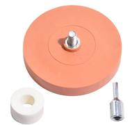Roue en caoutchouc pour perceuse - Roue pour enlever les adhésifs pour autocollants | Outil pour enlever la colle, gomme de 10,2 cm, dissolvant d'autocollants en vinyle