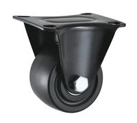 Roue en Nylon robuste 2.5 "3", 1 pièce, roulette for meubles industriels, Center de gravité bas, équipement mécanique, canapé pivotant avec frein(1pc Fixed Wheel,2.5 inch)