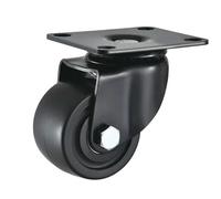 Roue en Nylon robuste 2.5 "3", roulette for meubles industriels, Center bas de l'équipement de machines, pivotant avec frein for canapé(1pc Swivel Wheel,3 inch)