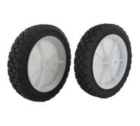 Roue en plastique à moyeu déporté universelle - diamètre extérieur 152 mm