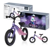 Lionelo Draisienne Bart Air – Cadre léger sans soudures, roues gonflées, 2 ans–30 kg (Pink Violet)