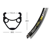 Roue EXAL XR-1 - 13-622 Tiagra QR noir - Urbain et trekking - Axe 9x100 mm - Mixte