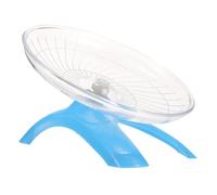 Roue Exercice Silencieuse pour Hamster Animal pour Rongeurs comme Écureuils Design Transparent