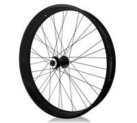 Roue Fat Bikes 20/26x4.0'' Roue Avant De Vélo De Neige Blocage Rapide 135mm Moyeu Avant 6 Boulons 36H Frein À Disque en Alliage pour Vélo De Plage(26In Front Wheel)
