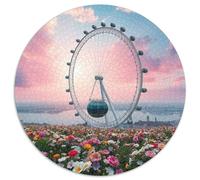 Roue Ferris Puzzle De 1000 Pièces pour église Building Scenery Church Park Filles Parfait Encastrement Qualité Supérieure Impossible Difficile Entertainment' Artist Art 1000pcs (67.5x67.5cm)