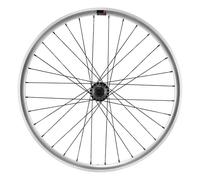 Roue fixie piste arrière double filetage avec pignon P2R 16DTS Argenté