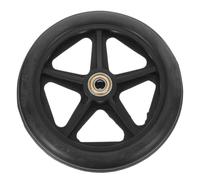 Roue Frontale de Fauteuil Roulant Remplaçable en Caoutchouc pour Hôpitaux | Installation Facile, Usage Polyvalent, Aide à Franchir les Obstacles, Conduite Confortable, pour Extérieur