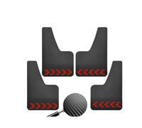 Roue Garde-Boue Pour F&iat Pour Ducato Van & Motor Home 1990-on Garde-boue De Voiture Garde-boue Garde-boue Élargisseurs Garde-boue En Fibre De Carbone Anti-Éclaboussures Couvre(4Pcs With Stickers)