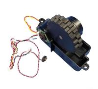 Roue gauche de rechange pour aspirateur robot WYZE WVCR200S - Pour roue à roulettes noire avec bande de roulement douce pour le sol, compatible avec le modèle WVCR200S uniquement (roue gauche)