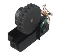 Roue gauche et droite de rechange pour ISWEEP D520 compatible avec Cecotec pour aspirateur robot Conga 1690 Pro, pièces de roue motrice, durabilité améliorée, noir (roue gauche)