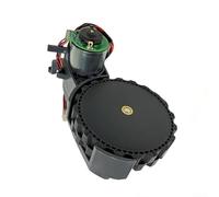 Roue gauche et droite pour Roborock/pour QREVO Master/Pro/S, roues latérales de rechange pour aspirateurs robots, pièces noires faciles à installer (droite)