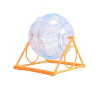 Roue Gerbilica, roue de hamster avec support,Boule d'exercice de hamster clair - Jouets de chinchilla drôles, accessoires pour petits animaux de compagnie pour augmenter l'activité, jeu