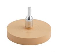 Roue gomme en caoutchouc 88 mm pour perceuse - Outil de retrait de vinyle à faible chaleur, de décalcomanie et de rayures compatible avec les perceuses électriques standard et les outils rotatifs