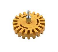 Roue gomme en caoutchouc de 10,2 cm pour enlever les décalcomanies, les perceuses, les disques de décapage pour voiture, moto