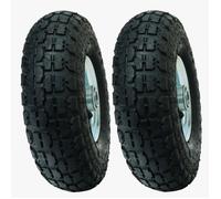 Roue gonflable 10 métal 260 x 20mm 2 Pièces WERKA PRO