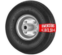 Roue gonflable 260mm alésage 16mm