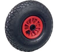 Roue gonflable 70100 D.260mm Trgf.200kg Roue de rechange Block 2 PR Palier lisse FETRA
