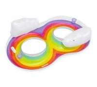 Roue Gonflable Bestway 186 X 116 Cm Arc-En-Ciel