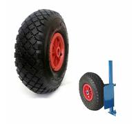 Roue gonflable chariot diable brouette 260x85 mm axe 20 mm roulement aiguilles