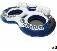 Roue gonflable Intex River Run 2 Bleu Blanc 243 x 51 x 157 cm (3 pièces)