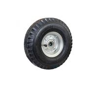 Roue gonflable pour chariot 25 x 7.5 cm - Axe 16 mm -