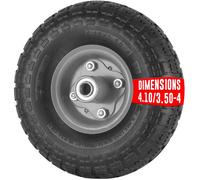 Roue gonflable pour chariot remorque