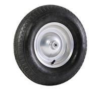 Haemmerlin HAEMMERLIN Roue pneumatique avec jante métal et axe 400 x 100 mm 400x100mm Quantité:1