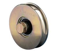 Roue gorge ronde 1 roulement 120 mm R20 COMUNELLO 310-120