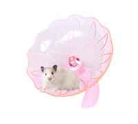 Roue Hamster Calme, Roue de Hamster - Roues d'exercice Petit Animal - Accessoires de Cage de Souris, fileur de Jogging Stable et Transparent, enrichissement pour Animaux de Compagnie pour Le Jeu de