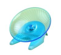 Roue Hamster Course silencieuse avec Support, Petit Jouet d'exercice for Animaux de Compagnie, Ours doré, Cochon d'Inde, Anti-Bruit, Sport for pour Animaux Compagnie(Blue)