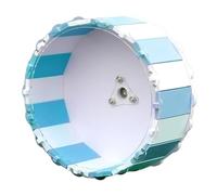Roue Hamster Exercice Rond de Sport, Course à Pied, Cage for Petits Animaux, Accessoires, Jouet, Fournitures d'entraînement silencieuses pour Animaux Compagnie(Blue,22.5cm)