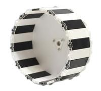 Roue Hamster Exercice Rond de Sport, Course à Pied, Cage for Petits Animaux, Accessoires, Jouet, Fournitures d'entraînement silencieuses pour Animaux Compagnie(Black,22.5cm)