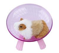 Roue Hamster, Roue d'exercice de Hamster Soucoupe Volante Plastique Muet Roulant en Marche Roue Tapis Roulant Lavable Translucide pour Gerbils Chinchillas Animaux de Cochons