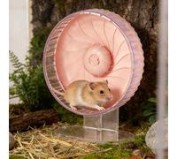 Roue Hamster Silencieuse - Accessoires d'exercice Rotatifs à Hauteur Réglable | Roue pour Hamster Nain - Jouet d'Enrichissement pour Souris Gerbille Octodon Loir Hérisson Furet Lapin